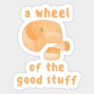 Wheel of the Good Stuff Cheese Divinity Original Sin Sticker